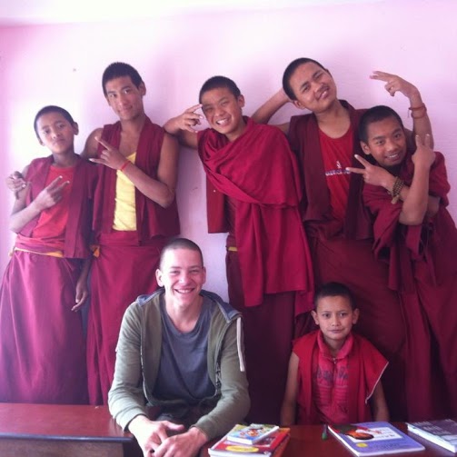 teaching english to monks