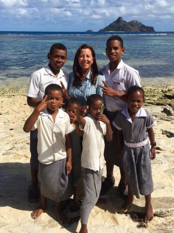 Remote island teaching Fiji