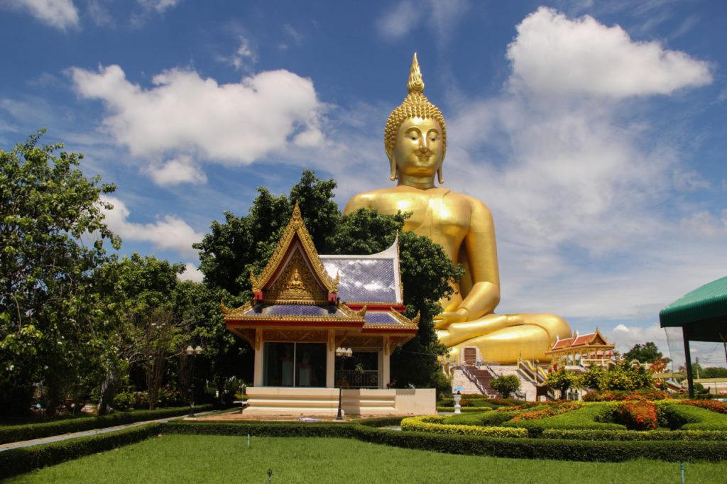 The golden buddha in thailand