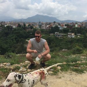 Braeden in Kathmandu