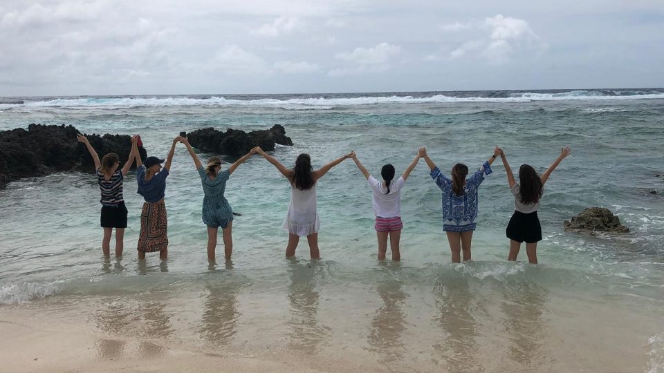 IVI Vanuatu nutrition group beach shot vanuatu beautiful beach!