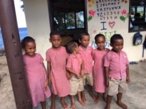 kindgarten children fijian volunteer placement