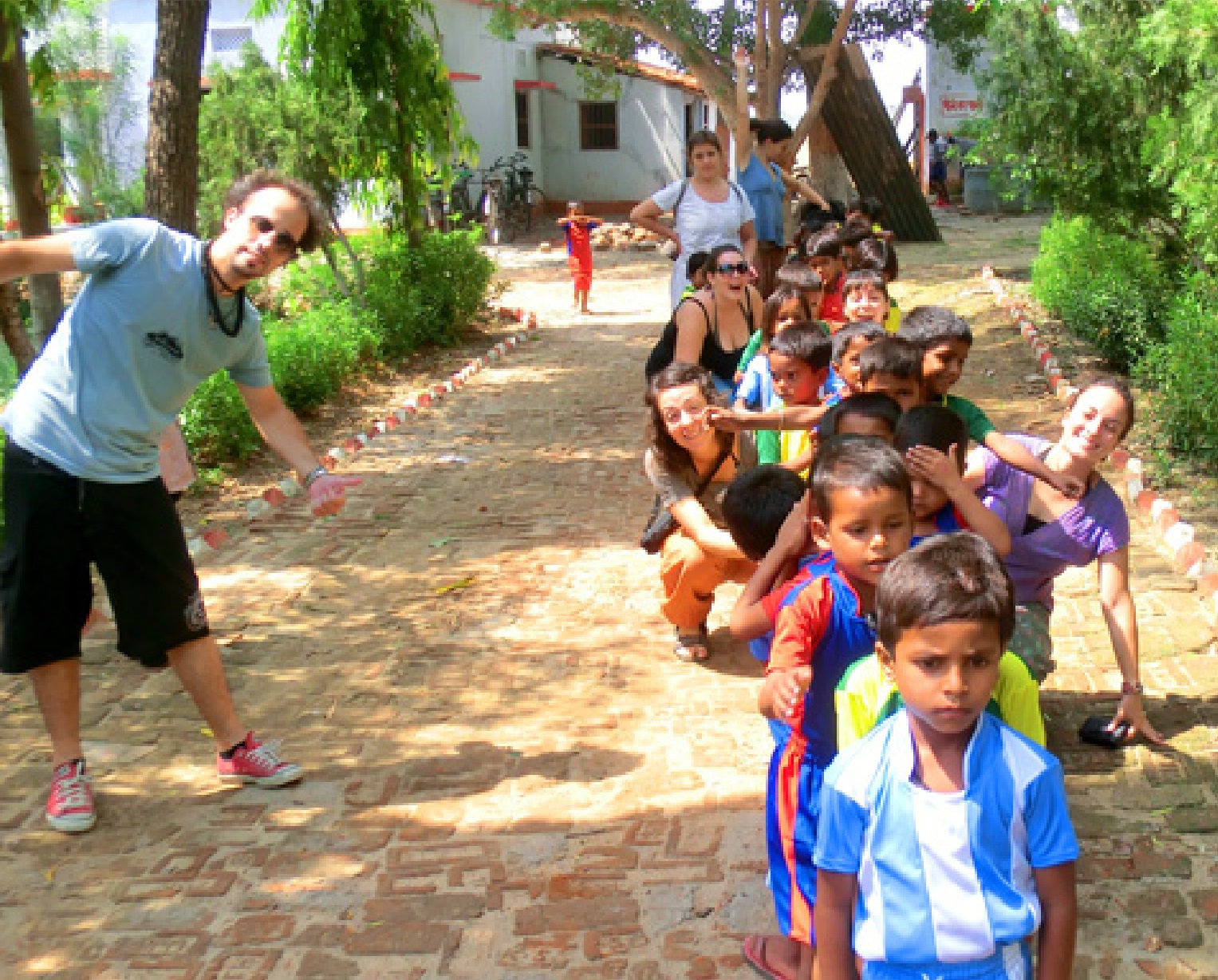 volunteer in Bodhgaya India