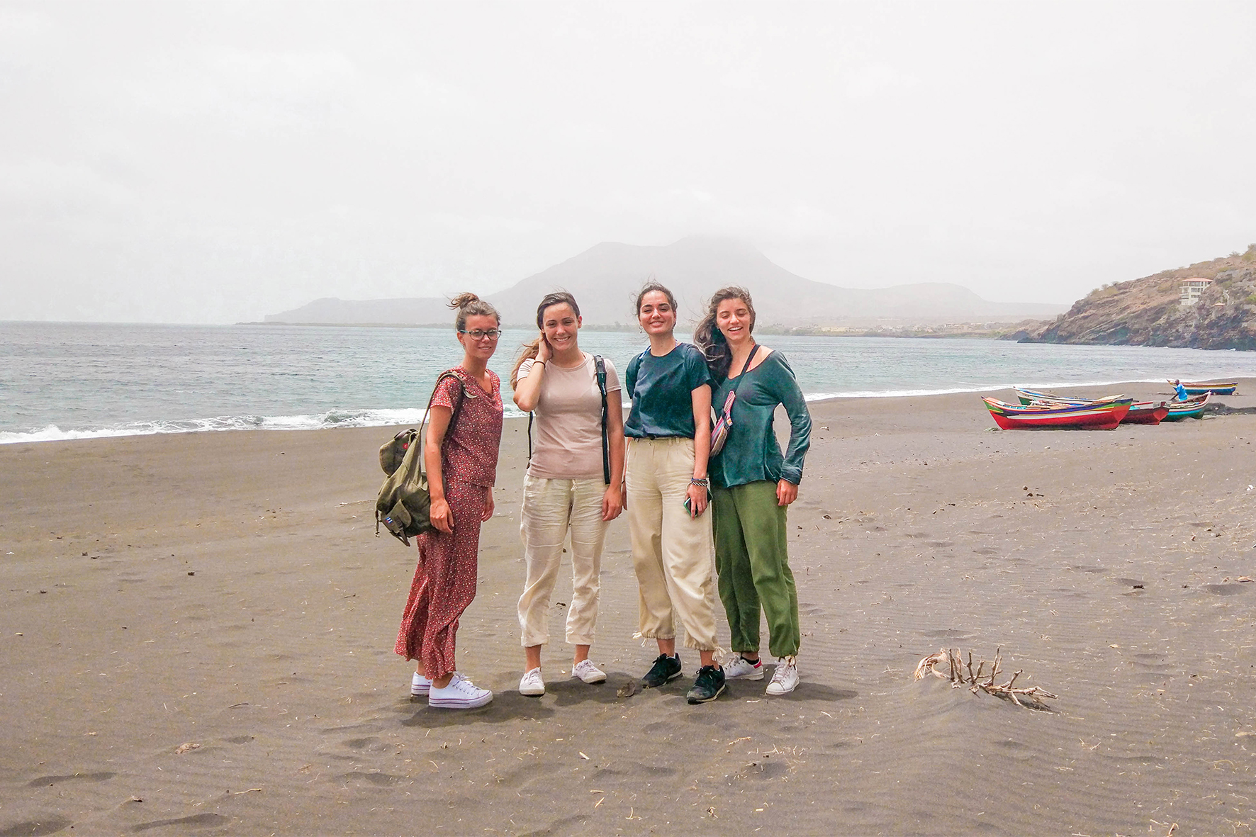 volunteers on Cape Verde island