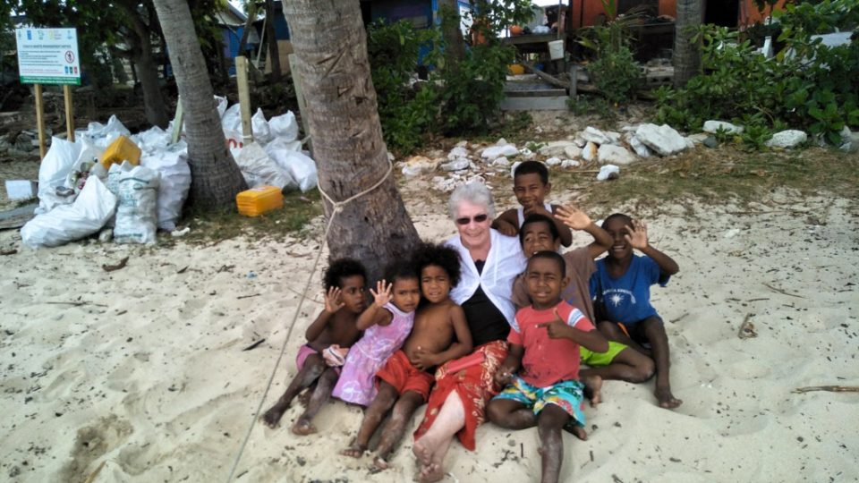 Remote Fiji island teaching