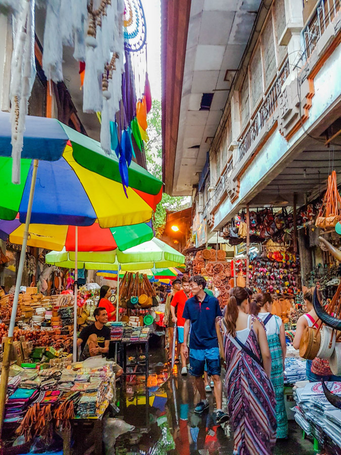 busy local markets