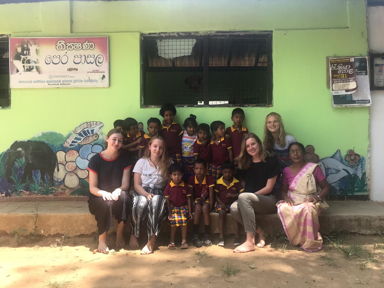 group of pre school children