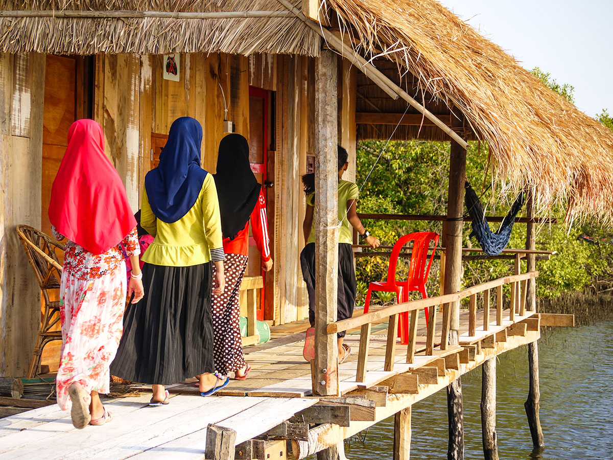 local house on stilts