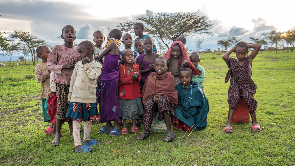 Maasai children