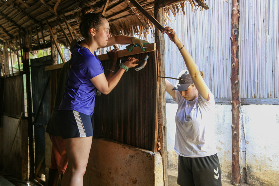 teamwork on renovation site