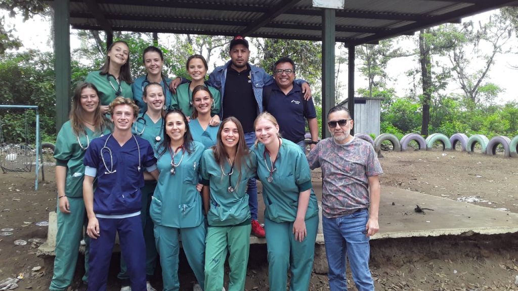 medical participants in scrubs