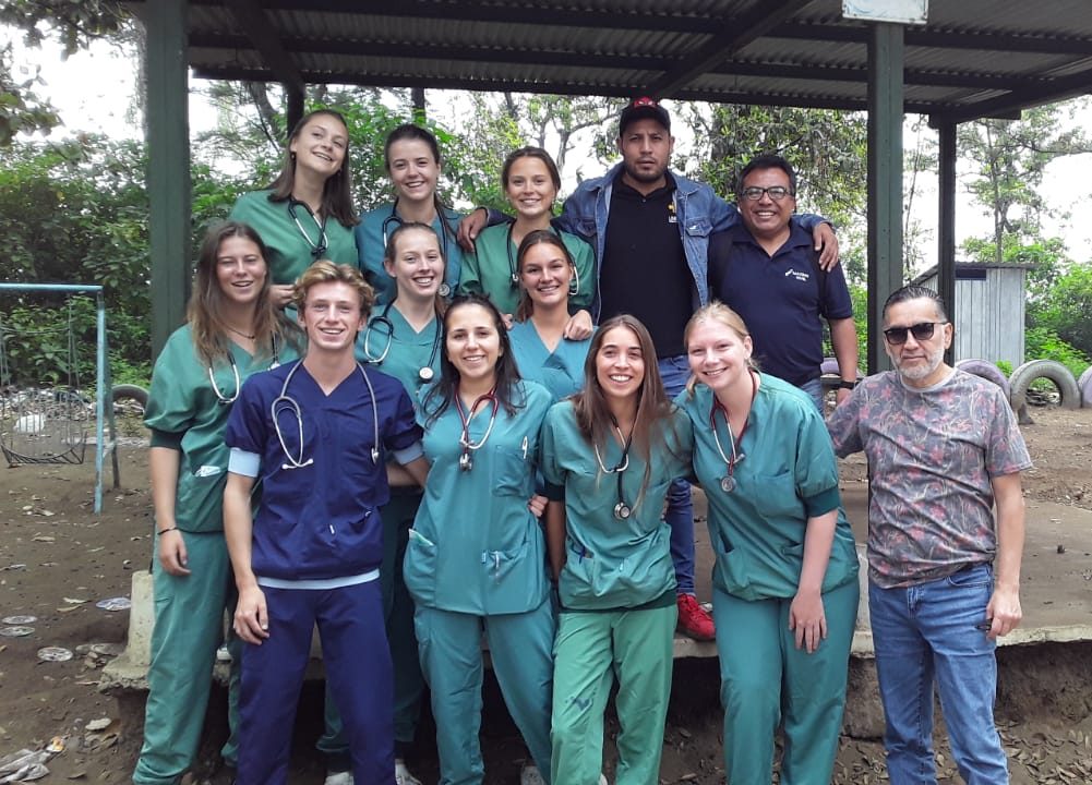 medical participants in scrubs