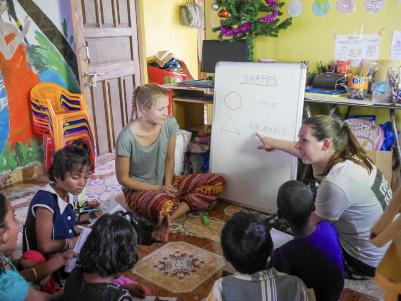 teaching in a circle