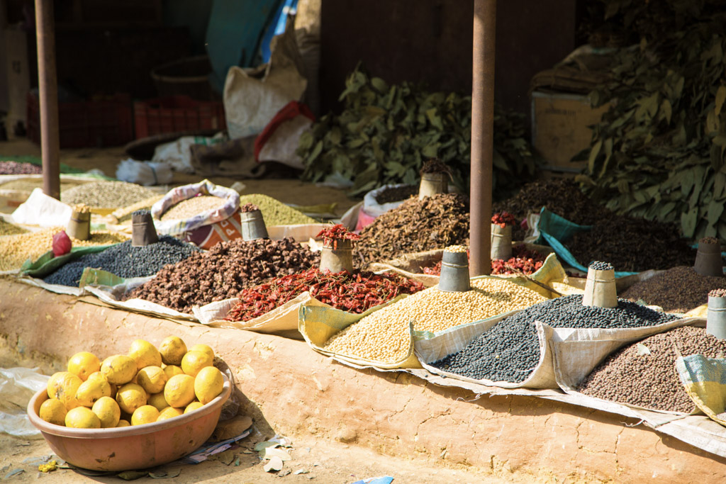 spices at market