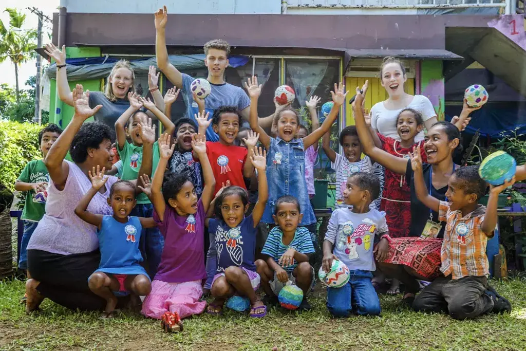 group of kids at kindy