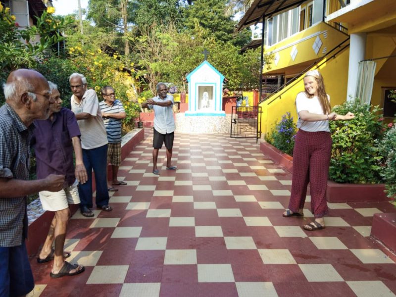 exercise at old peoples home