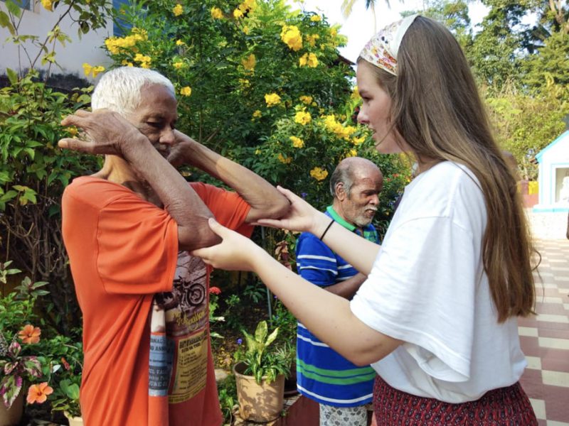 exercise at elderly home