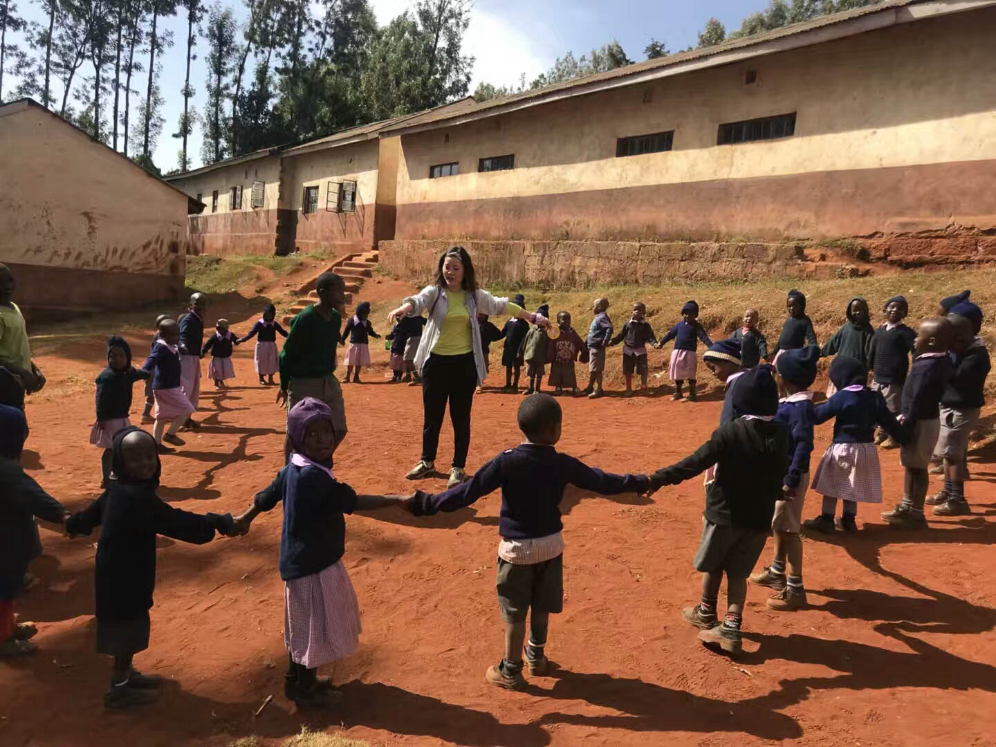 Physical Education with a participant