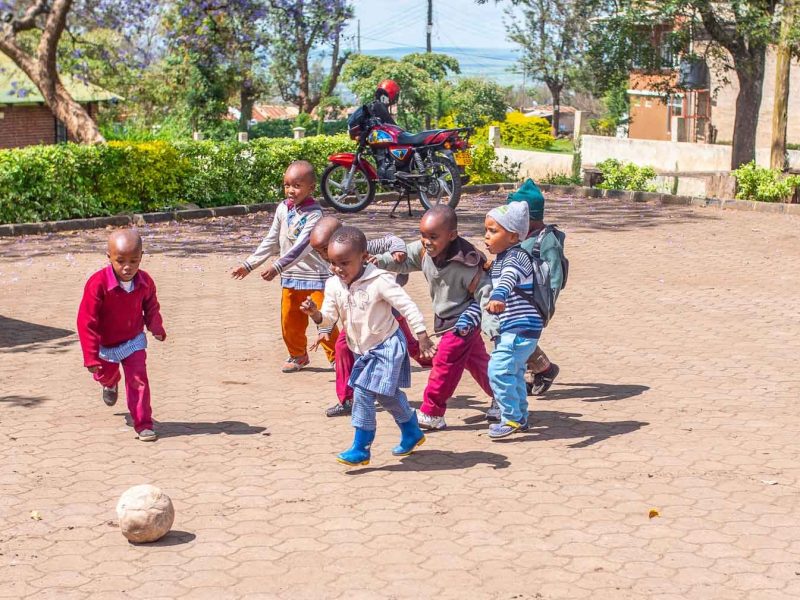 _Students playing football during break time (10)-