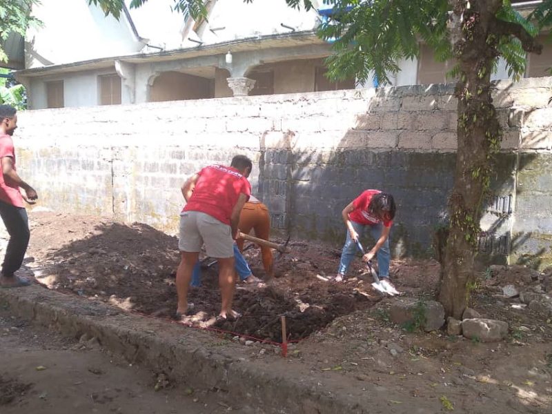 digging ground