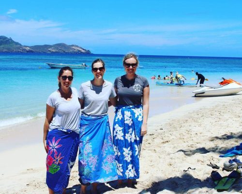 jules and the nutrition team in fiji