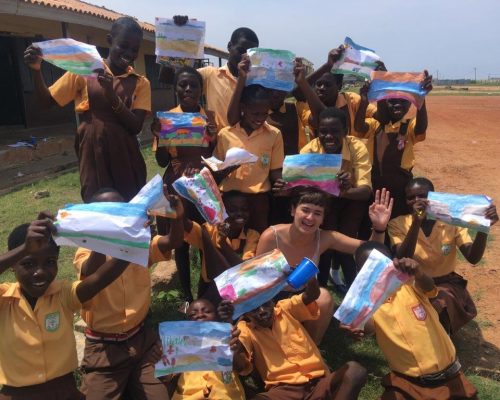 Arts Teaching and design project in Ghana