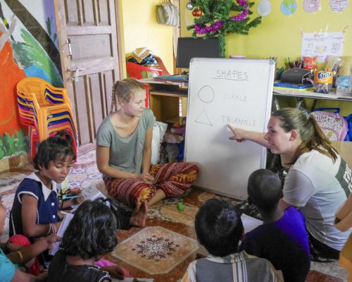 teaching in a circle