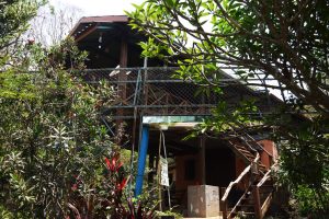 outside the accommodation in mae sot