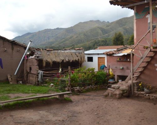 lovely countryside shot in andes mountains