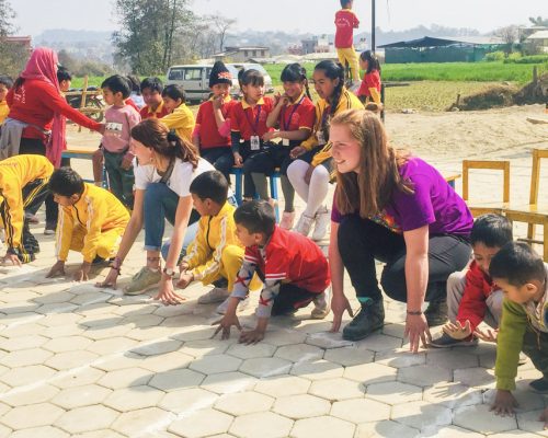 teaching outside