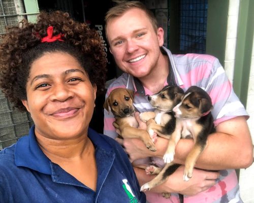 Fiji animal shelter volunteer