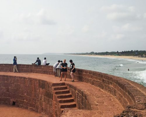 view over Goa beach