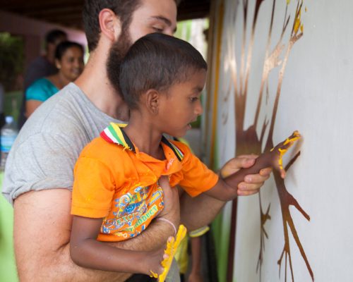 helping out in sri lanka shools