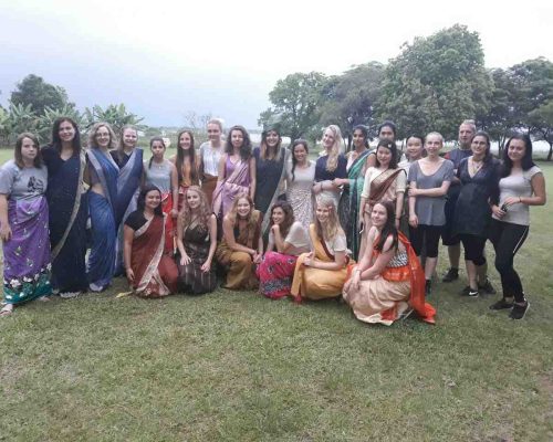 group in traditional dress