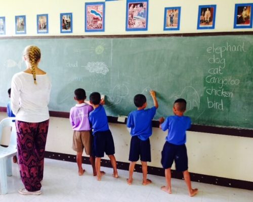 teaching in thailand in the hill tribes