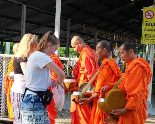 _Monks collecting alms-