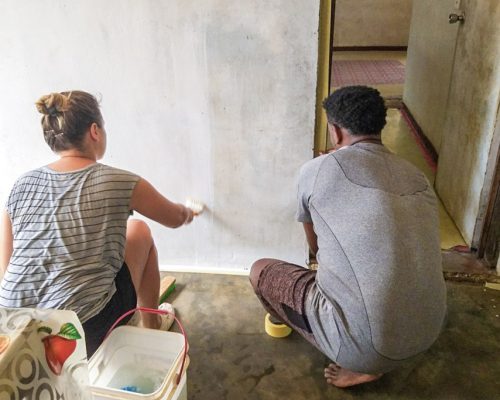 painting walls