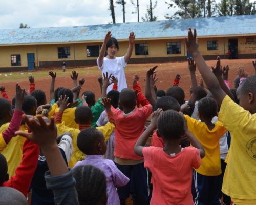 Participant giving a sports class