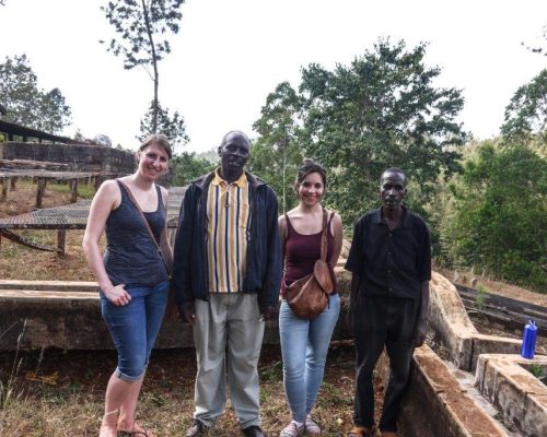 _Participants with team at coffee farm