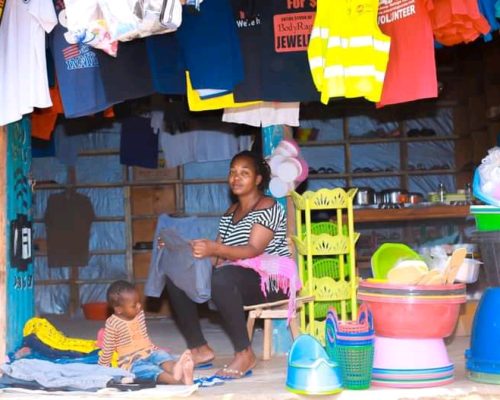 woman in her shop