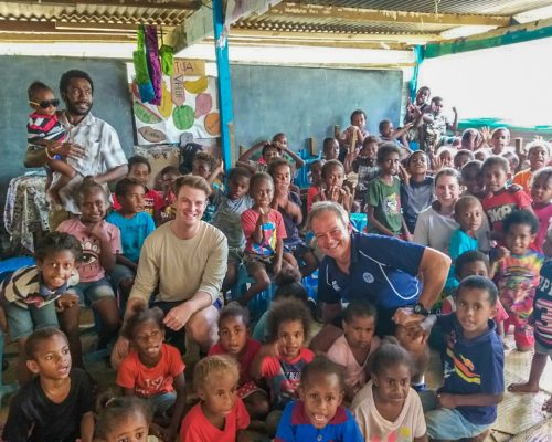 group picture with kids