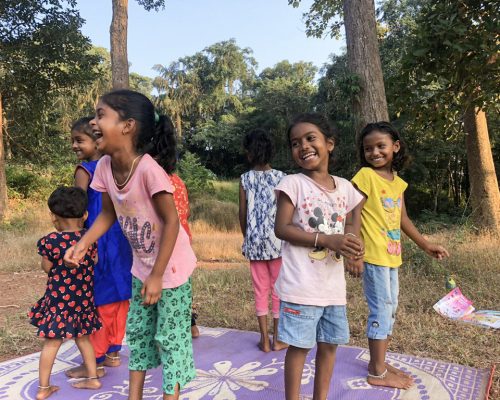 children smiling