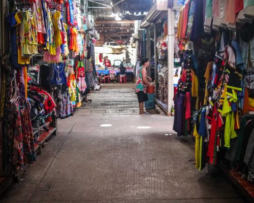 Morning market in Vientiane