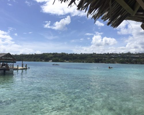 blue waters in Vanuatu