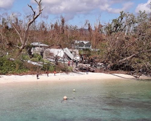 vanuatu home damage by the water