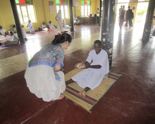 greeting locals- community project