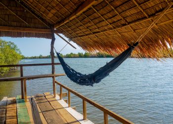 hammock overlooking river