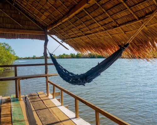 hammock overlooking river