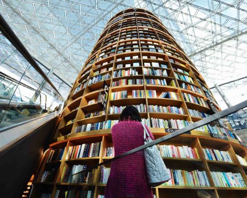 huge library