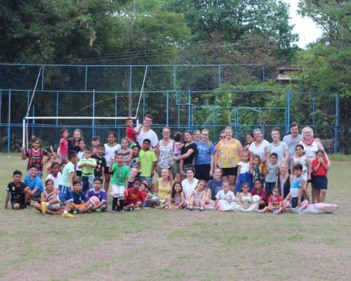 group shot on the graa field